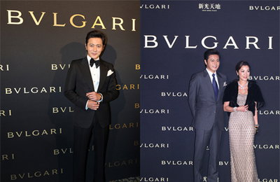 월드스타 장동건, 불가리 세르펜티 예술 조형물과 베이징 더욱 빛내다