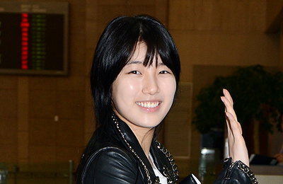 수지, 드라마 '빅' 일본 프로모션 참석차 출국하고 있다.