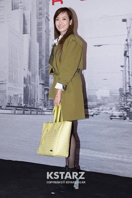 빅토리아, 7일 서울시 신사동 가로수길 커피스미스에서 열린 쌤소나이트 레드 S/S 론칭 이벤트 행사에 참석