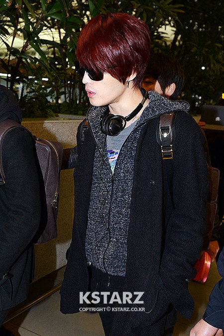 김재중, 15일오후 팬미팅차 인천국제공항을 통해 방콕으로 출국