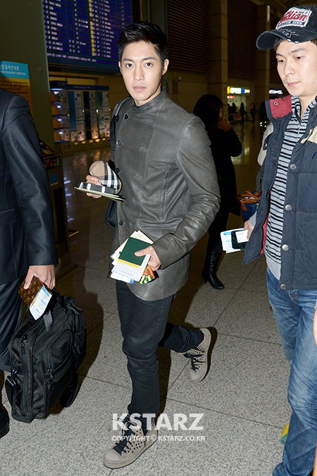 김현중, 22일 오후 브라질 한인 50주년 기념음악회 '2013FEELKOREA' 참석차 상파울로 출국