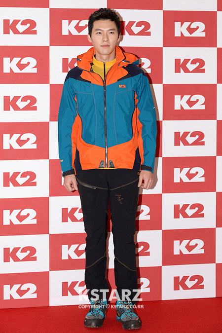 현빈, 아웃도어 브렌드 K2 패션쇼 포토월 행사에 참석