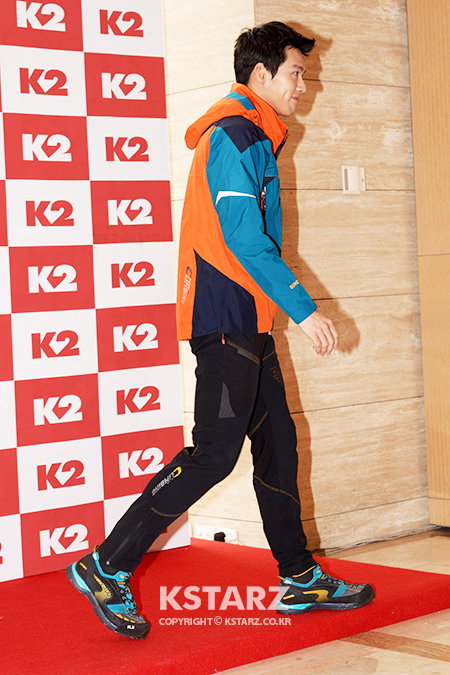 현빈, 아웃도어 브렌드 K2 패션쇼 포토월 행사에 참석