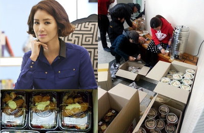 김성령, 직접 주문한 150인분 ‘야왕표 도시락’ 쏘다