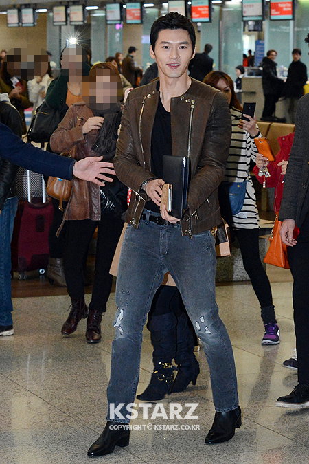 현빈,8일 오전 대만 팬미팅 참석차 인천국제공항을 통해 출국