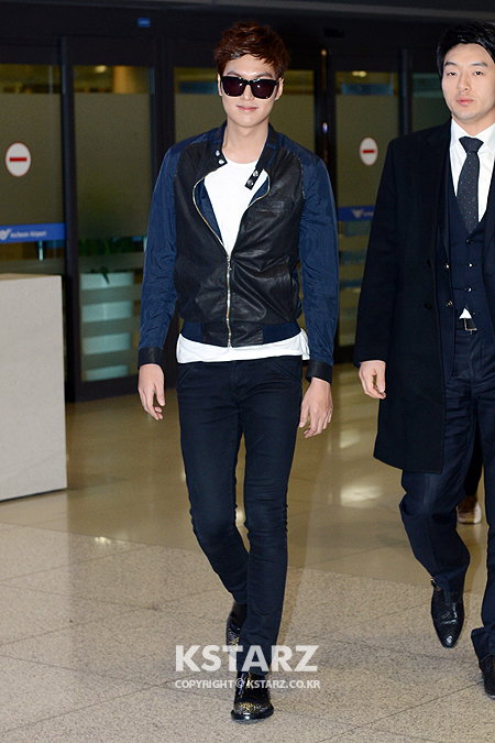 이민호,6일 오후 광고촬영마치고 대만에서 귀국