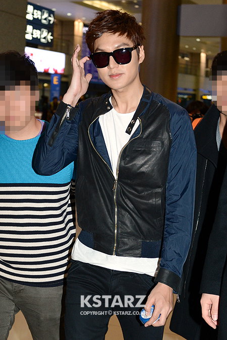 이민호,6일 오후 광고촬영마치고 대만에서 귀국