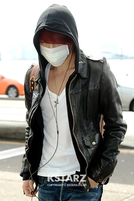 김재중, 16일 오전 상하이 팬미팅차 인천국제공항을 통해 출국