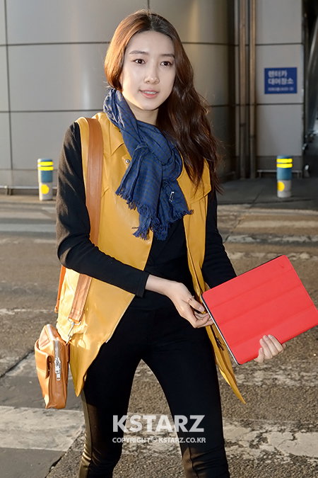 배우 주다영,15일 오전 '오사카 아시아 필름 페스티벌' 참석차 인천공항을통해 출국