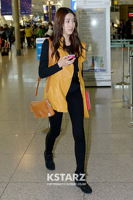 배우 주다영,15일 오전 '오사카 아시아 필름 페스티벌' 참석차 인천공항을통해 출국