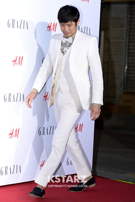 천정명, 20일 오후 서울 에서 열린 'H&M과 GRAZIA(그라치아) 매거진' 가로수길점 오픈 행사 파티에 참석