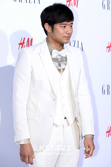 천정명, 20일 오후 서울 에서 열린 'H&M과 GRAZIA(그라치아) 매거진' 가로수길점 오픈 행사 파티에 참석