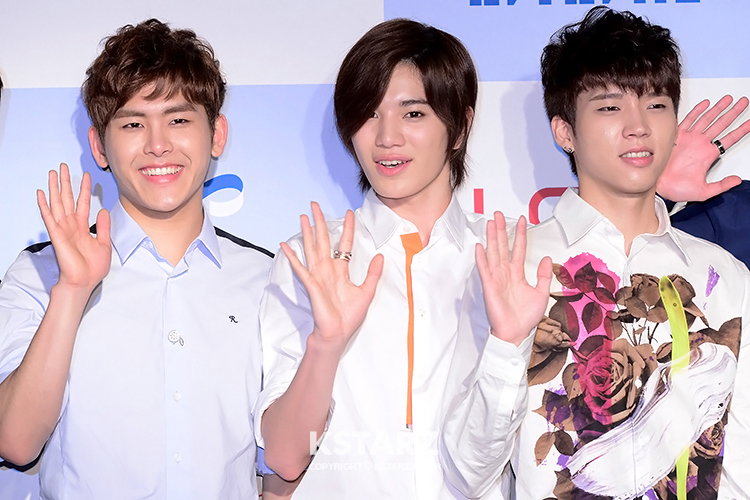 그룹 인피니트 21일 서울 여의도 IFC몰 M pub에서 인피니트의 새 앨범 발매기념 기자간담회 참석