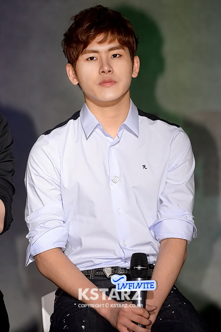 그룹 인피니트 21일 서울 여의도 IFC몰 M pub에서 인피니트의 새 앨범 발매기념 기자간담회 참석
