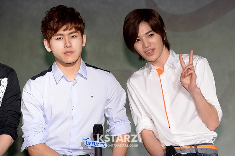 그룹 인피니트 21일 서울 여의도 IFC몰 M pub에서 인피니트의 새 앨범 발매기념 기자간담회 참석