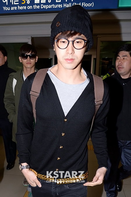 동방신기, 23일 오후 태국 에서 열리는 '미샤 미라클 그랜드 오프닝' 행사 참석차 인천국제공항을 통해 출국