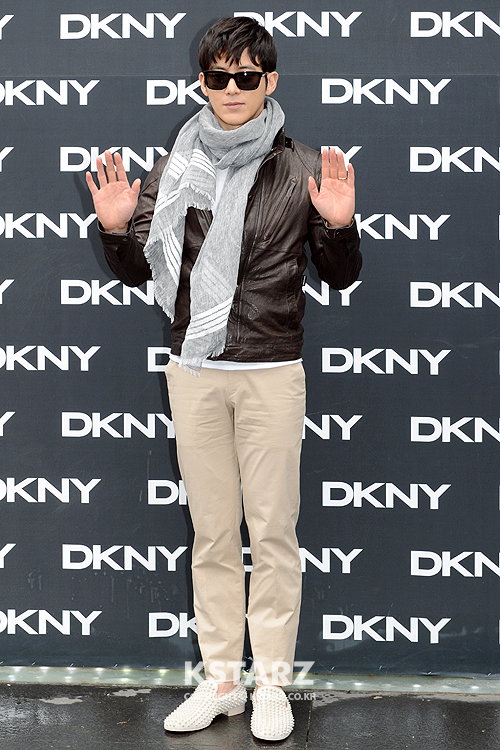 배우 고수, 2일 오후 서울 강남구 청담동 DKNY 청담점에서 열린 DKNY 2013 S/S 콜렉션에 참석