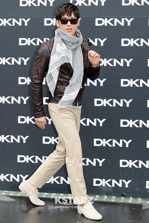 배우 고수, 2일 오후 서울 강남구 청담동 DKNY 청담점에서 열린 DKNY 2013 S/S 콜렉션에 참석