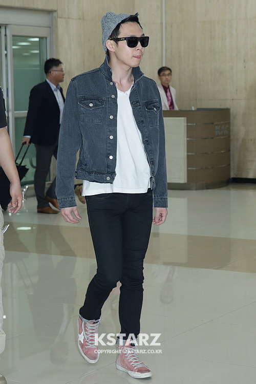 5일 오후 그룹 JYJ 김준수,박유천이 일본 도쿄돔에서 3일간 콘서트를 마치고 김포국제공항을 통해 입국