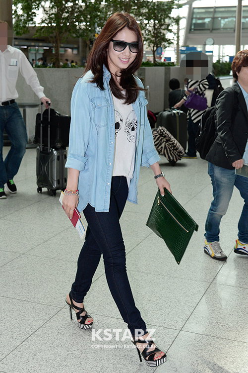박신혜, 17일 오전 상하이 팬미팅차 인천국제공항을 통해 출국