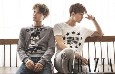 엑소 카이·세훈, 모델 포스의 풋풋한 화보 촬영