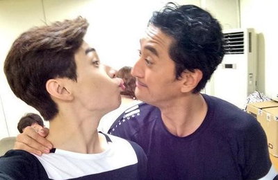 헨리, 신현준과 뽀뽀를? '입술 닿을랑 말랑'