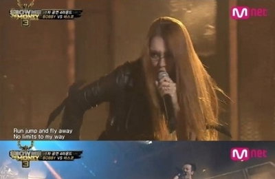 쇼미더머니3 차지연, 바스코 지원사격하며 카리스마 '폭발'