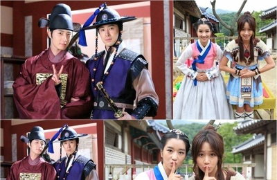 야경꾼일지 정일우· 정윤호· 고성희·서예지, 함께 1위 기념 '땡큐 인증샷'