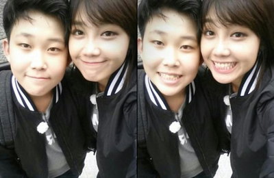 에이핑크 정은지, 남동생과 함께 '귀여운 남매'