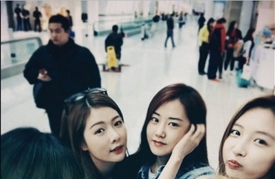 포미닛 공항 셀카…매력+무굴욕 완전체