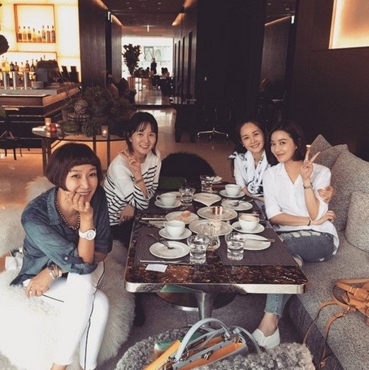 [사진]변정수 인스타그램-변정수 임정은 김가연 이소연(왼쪽부터)
