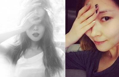보아, '오른쪽 눈'을 가리는 이유..궁금증 고조
