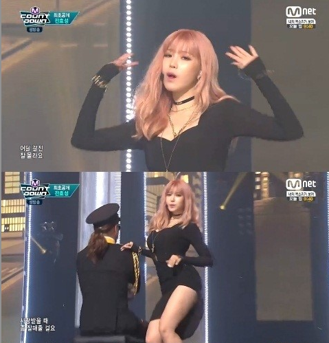 [사진]엠넷 &lsquo;엠카운트다운&rsquo; 방송 영상 캡처
