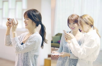 서지영, 이지혜 신곡 뮤비 출연 비하인드컷 '서로의 소중함과 감사함'