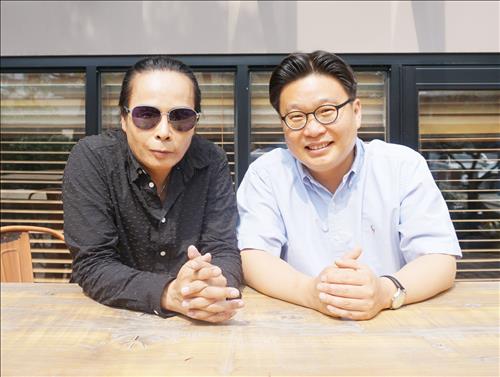 [사진]김태원(왼쪽)과 서경덕 성신여대 교수