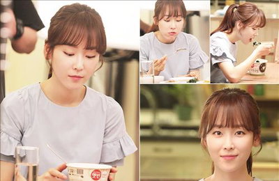 [식샤]서현진, 햇반 모델 발탁...'먹방의 진수'
