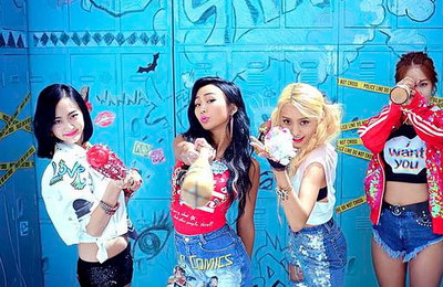 '음원강자' 씨스타, 9개 차트 1위…AOA 2위로 뒤이어