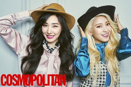 [사진]코스모폴리탄, 씨스타의 보라, 소녀시대 티파니
