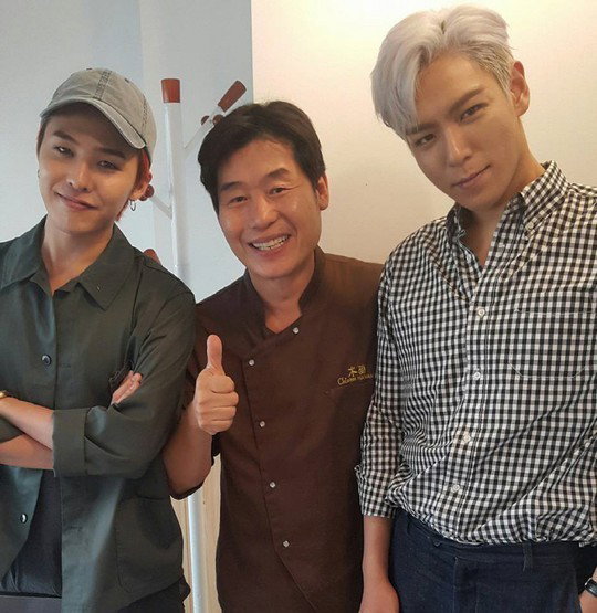 [사진]GD, 탑과 이연복 셰프