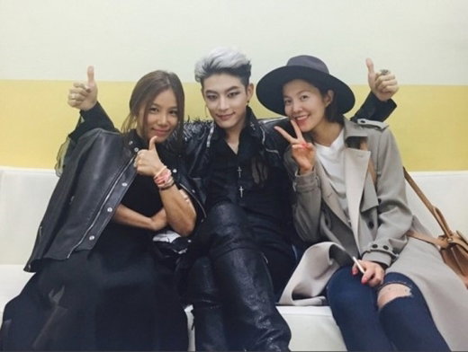 [사진]김성은 인스타그램 캡처, 이은주-세븐-김성은(왼쪽부터)