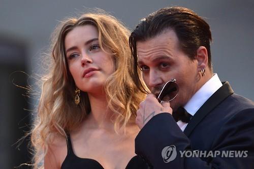 [사진]AFP=연합뉴스, 조니 뎁과 앰버 허드 부부