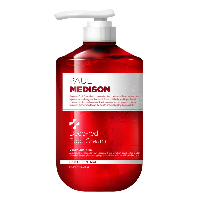 폴메디슨 딥레드 풋크림, 1개, 510ml