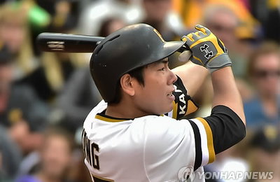 강정호, MLB 선수노조 선정 최고의 신인 후보