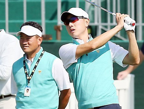 [사진]연합뉴스, 최경주(왼쪽)와 배상문