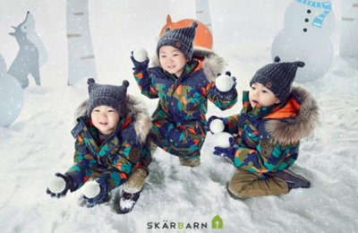 '슈퍼맨이 돌아왔다' 삼둥이, 겨울 화보 공개…'귀요미 삼형제'