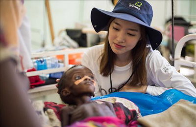 배우 진세연, 굿네이버스와 아프리카 차드 방문해 일주일간 봉사활동