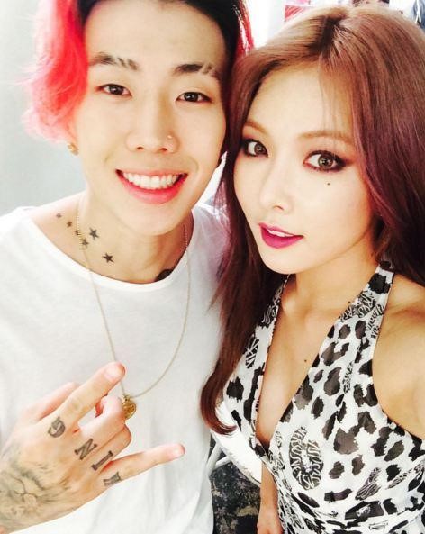 [사진]현아 인스타그램, 박재범(왼쪽)과 현아
