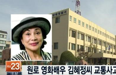 원로배우 김혜정, 교통사고로 숨져…향년 74세