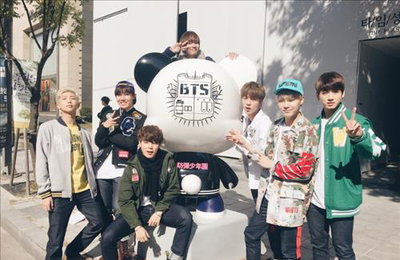 청담동에 방탄소년단 등 아트 토이 '강남돌' 7개 설치