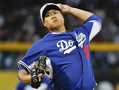 [사진]AP=연합뉴스, 다저스의 좌완 투수 류현진